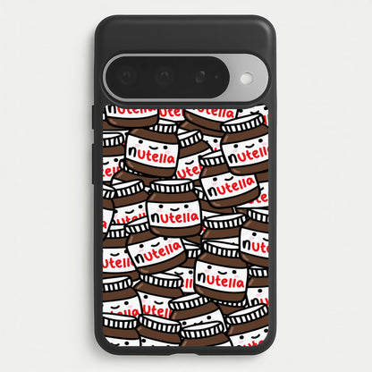 Cute Nutella Pattern Phone Case for Google Pixel 10 Pro XL