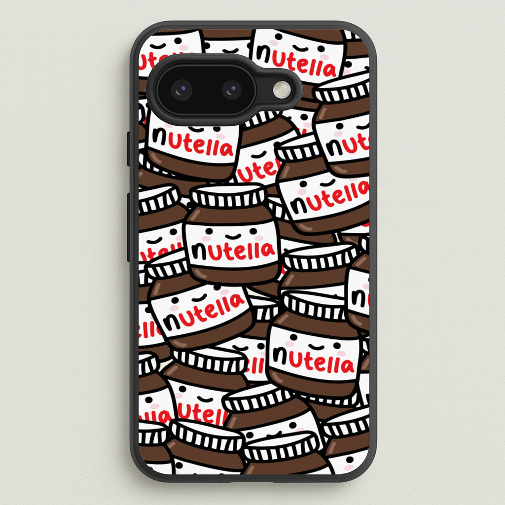 Cute Nutella Pattern  -  Phone Case for Google Pixel 9a