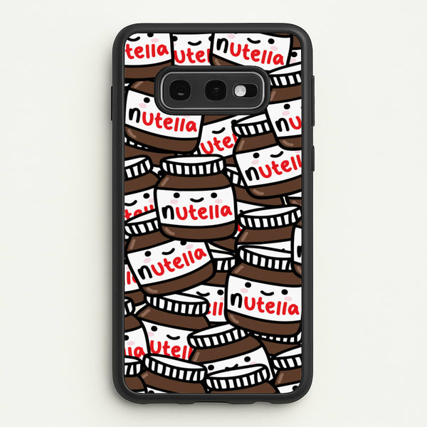 Cute Nutella Pattern  -  Phone Case for Galaxy S10e