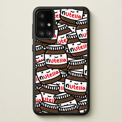 Cute Nutella Pattern  -  Phone Case for Galaxy A71