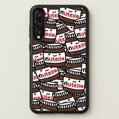 Cute Nutella Pattern  -  Phone Case for Huawei P20 Pro