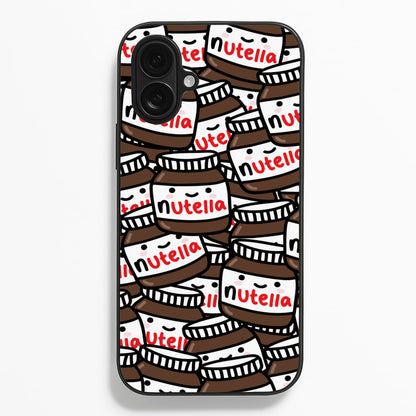 Cute Nutella Pattern  -  Phone Case for iPhone 16 Plus