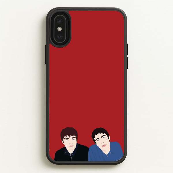 The Gallaghers  - Oasis Phone Case for iPhone XS Max
