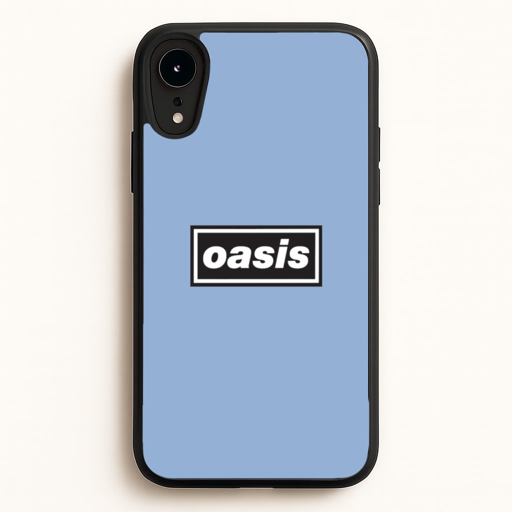 Band Name Blue  - Oasis Phone Case for iPhone XR