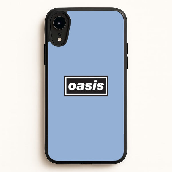 Band Name Blue  - Oasis Phone Case for iPhone XR