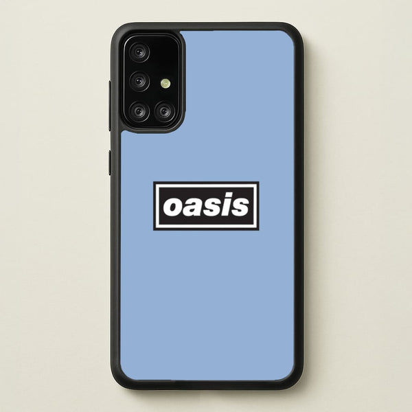 Band Name Blue  - Oasis Phone Case for Galaxy A71
