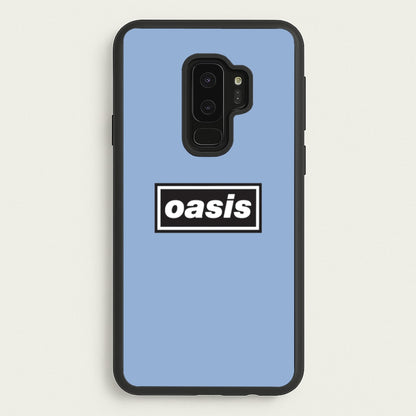 Band Name Blue  - Oasis Phone Case for Galaxy S9 Plus