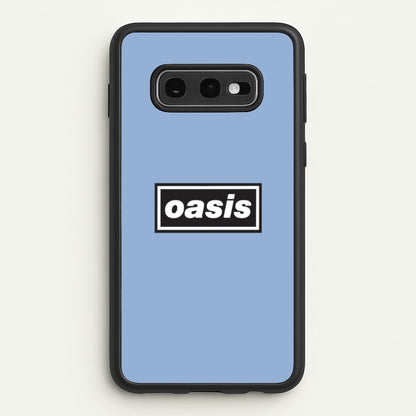 Band Name Blue  - Oasis Phone Case for Galaxy S10e