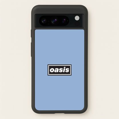 Band Name Blue  - Oasis Phone Case for Google Pixel 8 Pro
