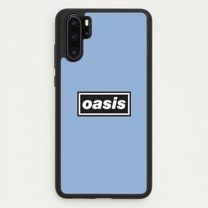 Band Name Blue  - Oasis Phone Case for Huawei P30 Pro