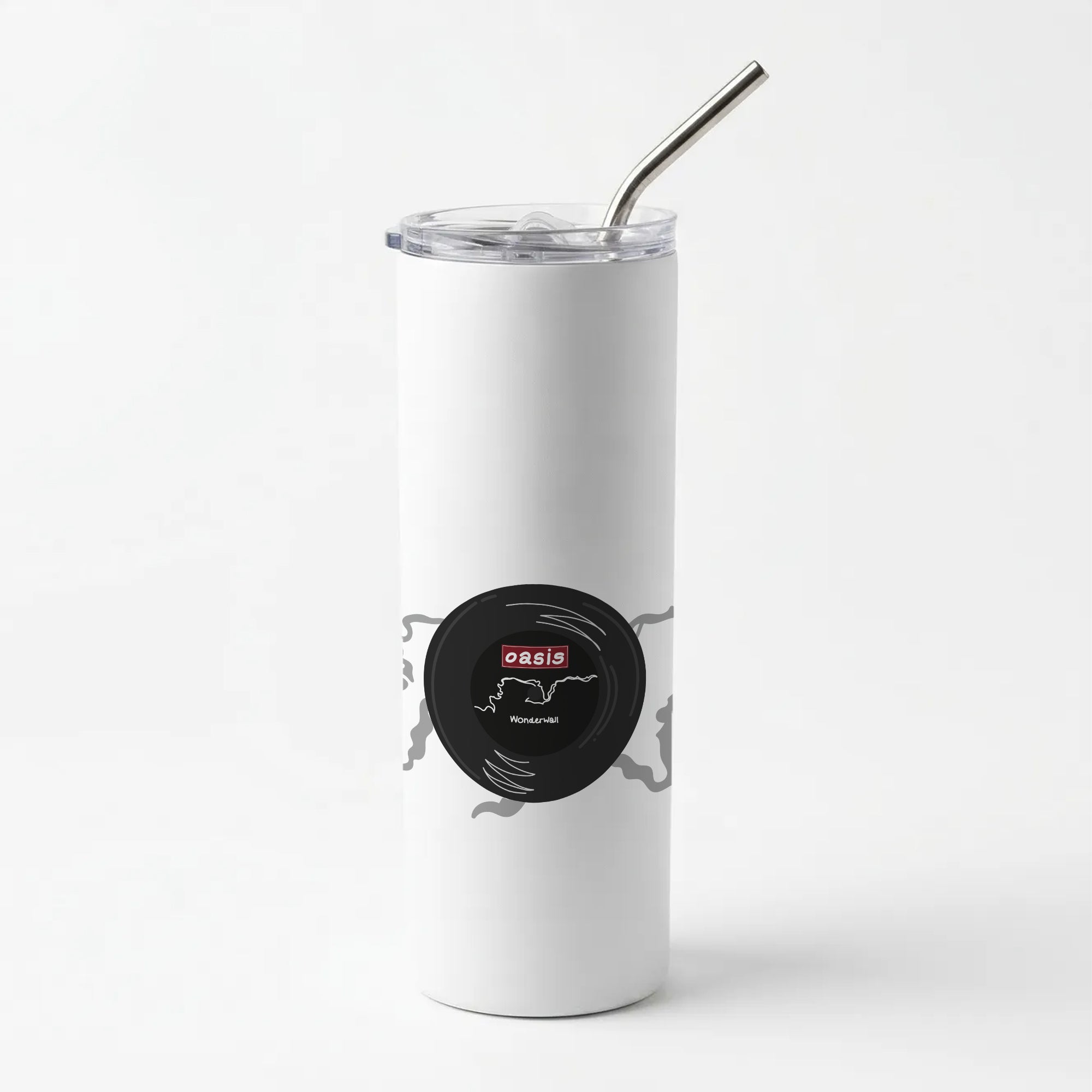 Wonderwall Record Skinny Tumbler