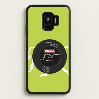Wonderwall Record  - Oasis Phone Case for Galaxy S9