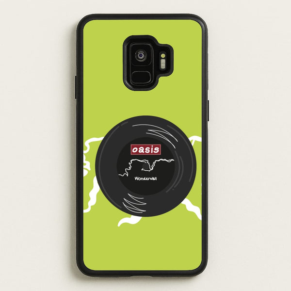 Wonderwall Record  - Oasis Phone Case for Galaxy S9