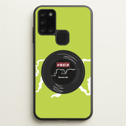 Wonderwall Record  - Oasis Phone Case for Galaxy A21s