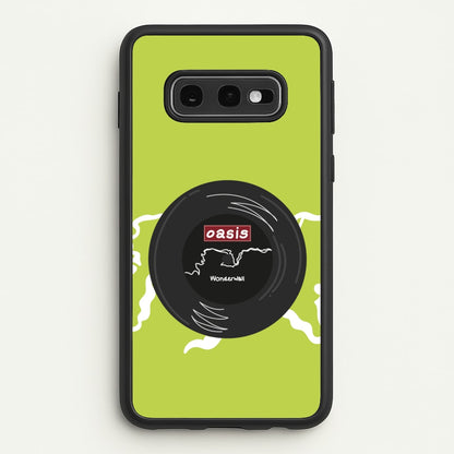 Wonderwall Record  - Oasis Phone Case for Galaxy S10e