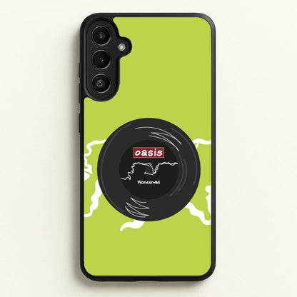 Wonderwall Record  - Oasis Phone Case for Galaxy A34