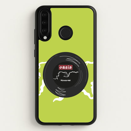 Wonderwall Record  - Oasis Phone Case for Huawei P30 Lite