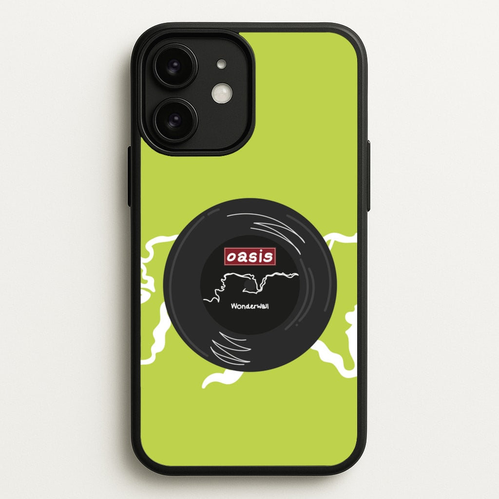 Wonderwall Record  - Oasis Phone Case for iPhone 11