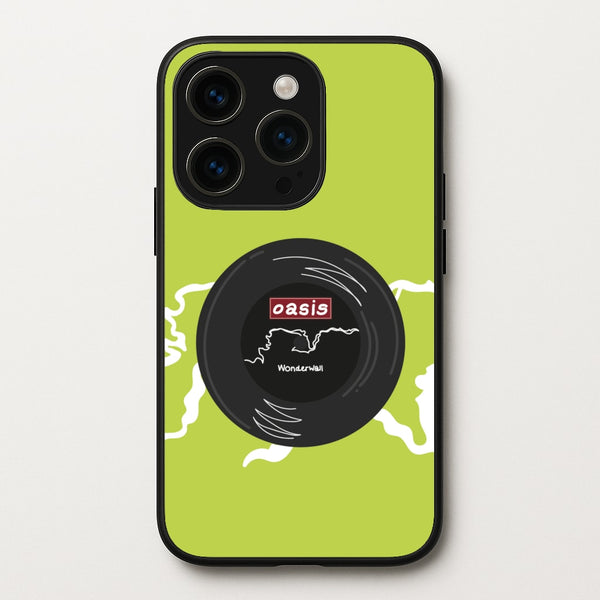 Wonderwall Record  - Oasis Phone Case for iPhone 15 Pro