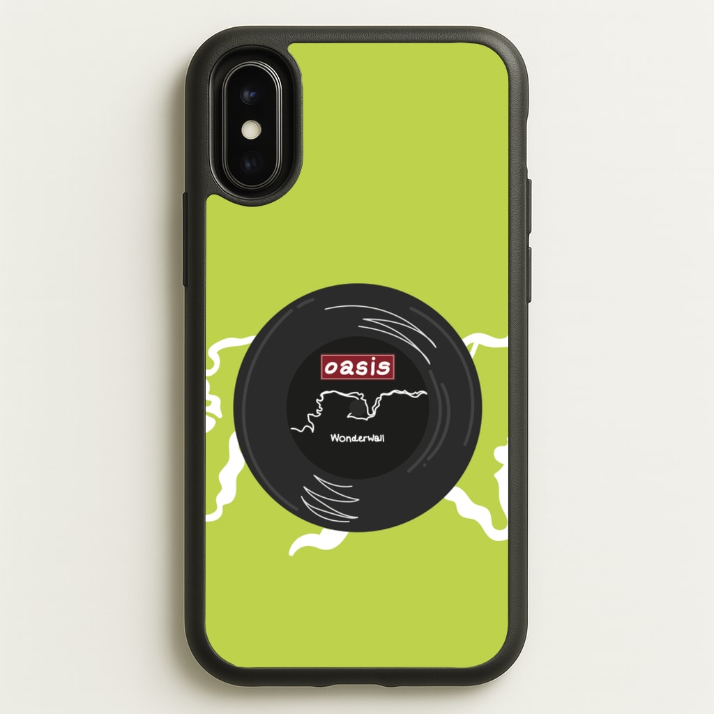 Wonderwall Record  - Oasis Phone Case for iPhone X / XS