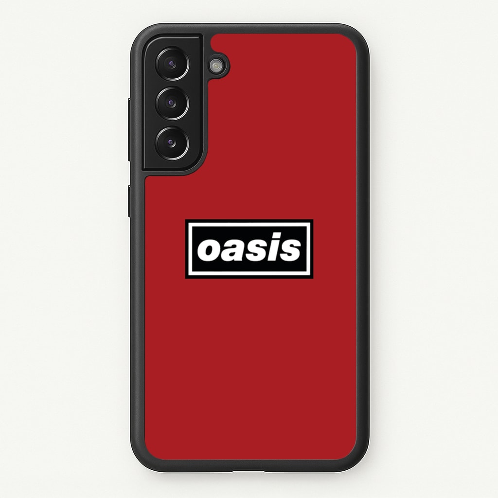 Band Name Red  - Oasis Phone Case for Galaxy S21FE