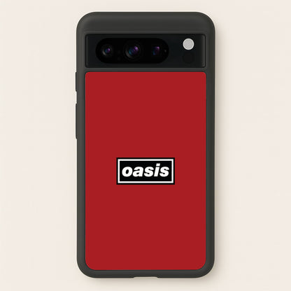 Band Name Red  - Oasis Phone Case for Google Pixel 8 Pro