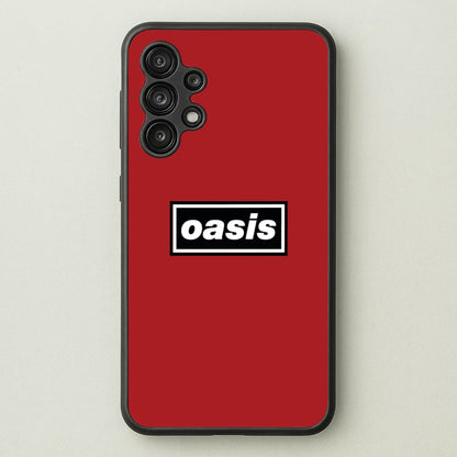 Band Name Red  - Oasis Phone Case for Galaxy A13
