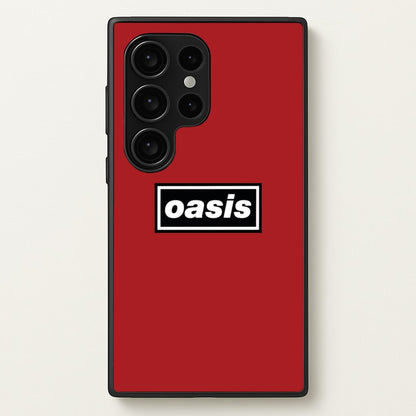 Band Name Red  - Oasis Phone Case for Galaxy S24 Ultra