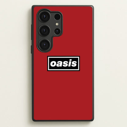 Band Name Red  - Oasis Phone Case for Galaxy S25 Ultra