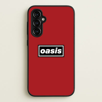 Band Name Red  - Oasis Phone Case for Galaxy A54