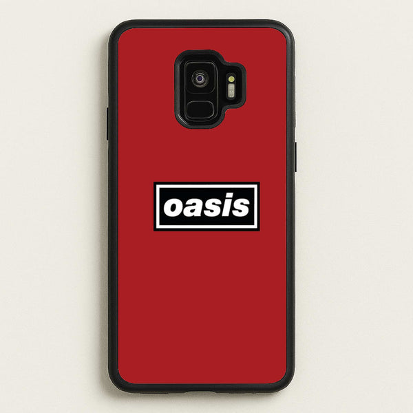 Band Name Red  - Oasis Phone Case for Galaxy S9