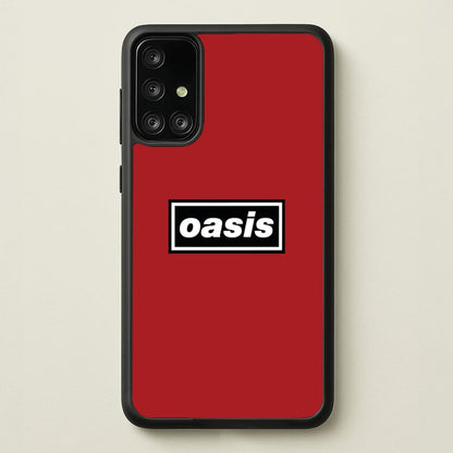 Band Name Red  - Oasis Phone Case for Galaxy A71