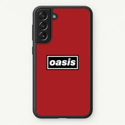 Band Name Red  - Oasis Phone Case for Galaxy S21