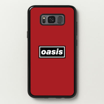 Band Name Red  - Oasis Phone Case for Galaxy S8
