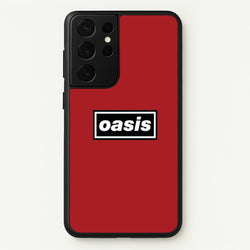 Band Name Red  - Oasis Phone Case for Galaxy S21 Ultra
