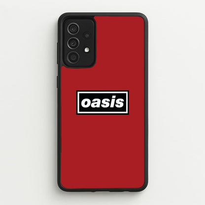 Band Name Red  - Oasis Phone Case for Galaxy A52 / A52s