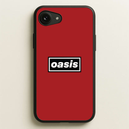 Band Name Red  - Oasis Phone Case for iPhone 16e