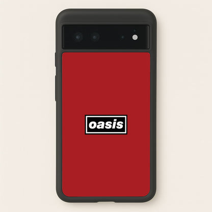 Band Name Red  - Oasis Phone Case for Google Pixel 6