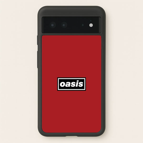 Band Name Red  - Oasis Phone Case for Google Pixel 6