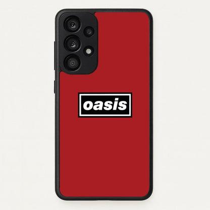 Band Name Red  - Oasis Phone Case for Galaxy A33