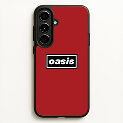 Band Name Red  - Oasis Phone Case for Galaxy A56