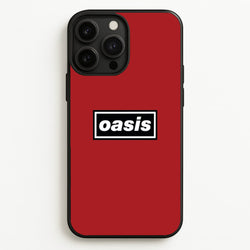 Band Name Red  - Oasis Phone Case for iPhone 13 Pro Max