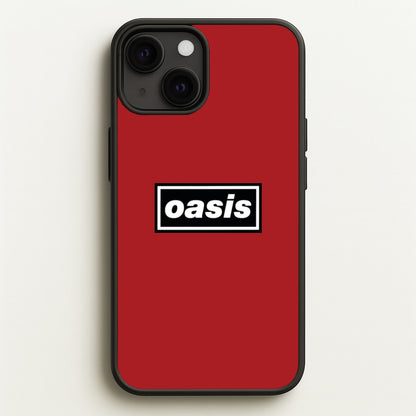 Band Name Red  - Oasis Phone Case for iPhone 13 Mini