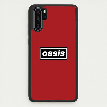Band Name Red  - Oasis Phone Case for Huawei P30 Pro