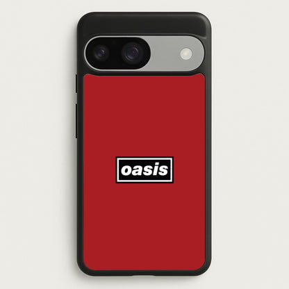 Band Name Red  - Oasis Phone Case for Google Pixel 9 / 9 Pro