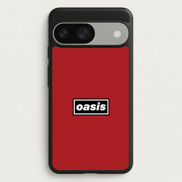 Band Name Red  - Oasis Phone Case for Google Pixel 9 / 9 Pro