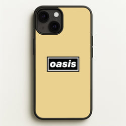 Band Name Yellow  - Oasis Phone Case for iPhone 13 Mini