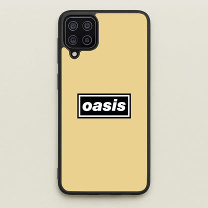 Band Name Yellow  - Oasis Phone Case for Galaxy A12