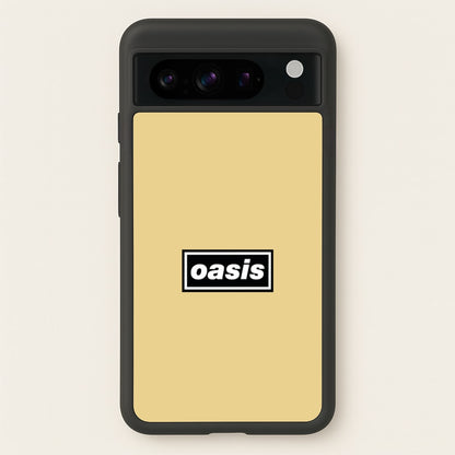 Band Name Yellow  - Oasis Phone Case for Google Pixel 8 Pro