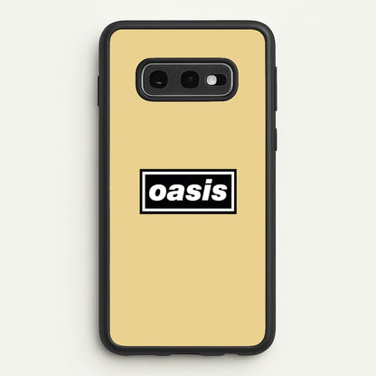 Band Name Yellow  - Oasis Phone Case for Galaxy S10e
